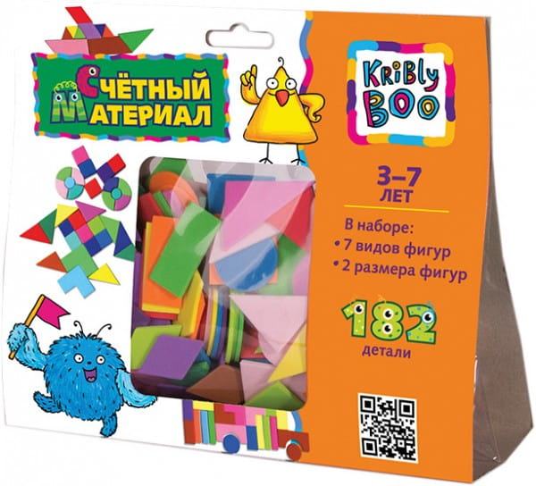 Фото Развивающая игра Kribly Boo Счетный материал (182 детали)