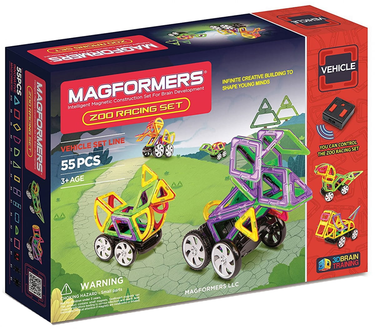    Magformers Zoo Racing Set (55 )