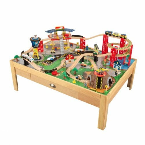      KidKraft   Airport Express Train Set And Table - 