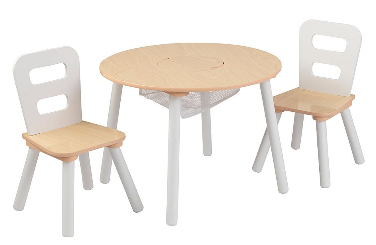    KidKraft  Round Storage Table and Chair Set - 