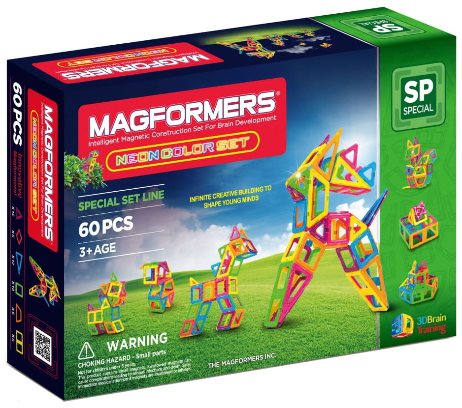    Magformers Neon Color Set 60