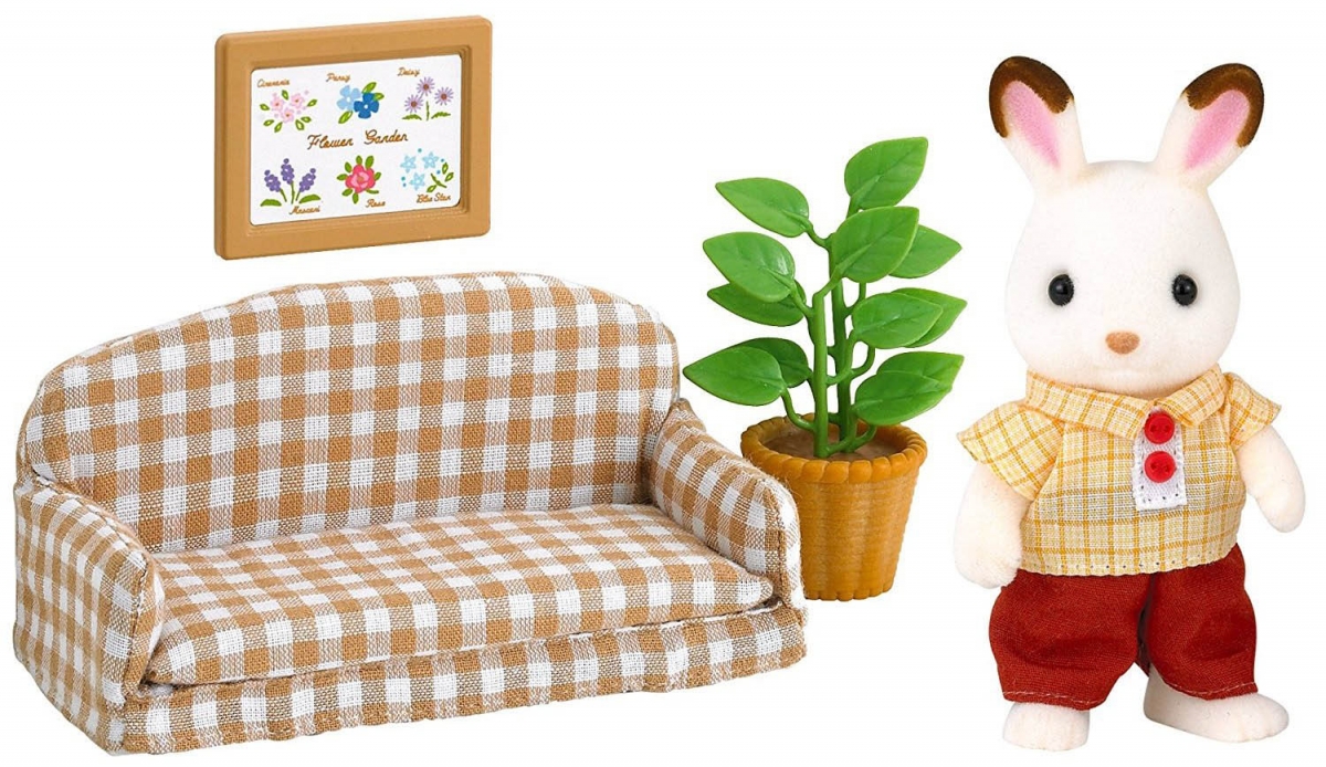 Фото Игровой набор Sylvanian Families Папа на диване
