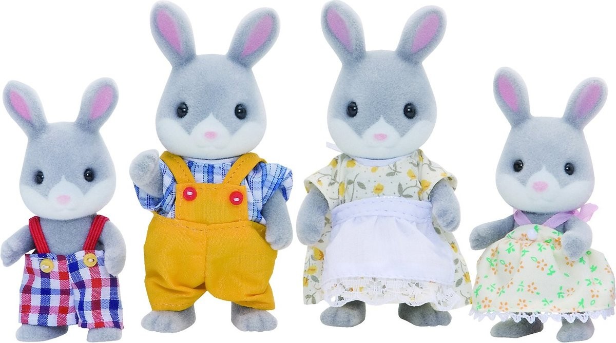 Фото Игровой набор Sylvanian Families Семья серых кроликов