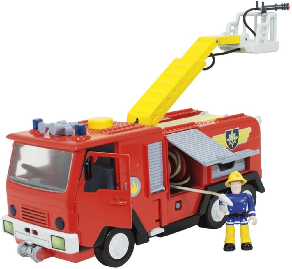Машина с фигуркой FIREMAN SAM Пожарный Сэм со светом и водой - 28 см (Dickie)