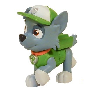 Фото Маленькая фигурка щенка Paw Patrol Щенячий патруль Рокки
