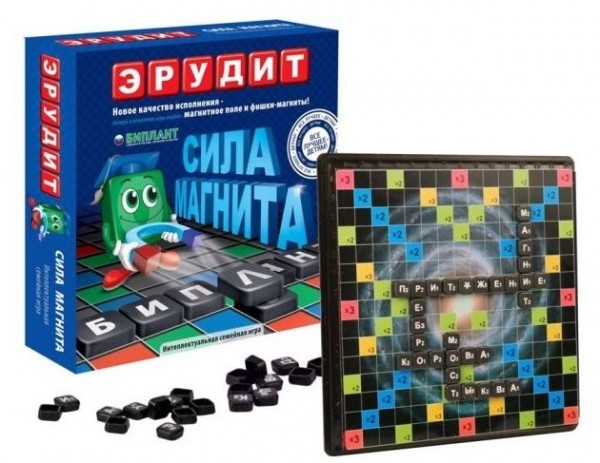 Настольная игра БИПЛАНТ Эрудит (магнитный)