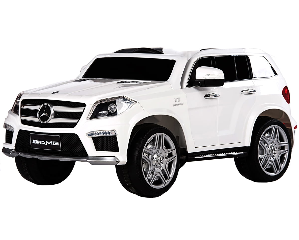 Электромобиль River Toys Mercedes-Benz GL63 (LS628) с дистанционным управлением - белый