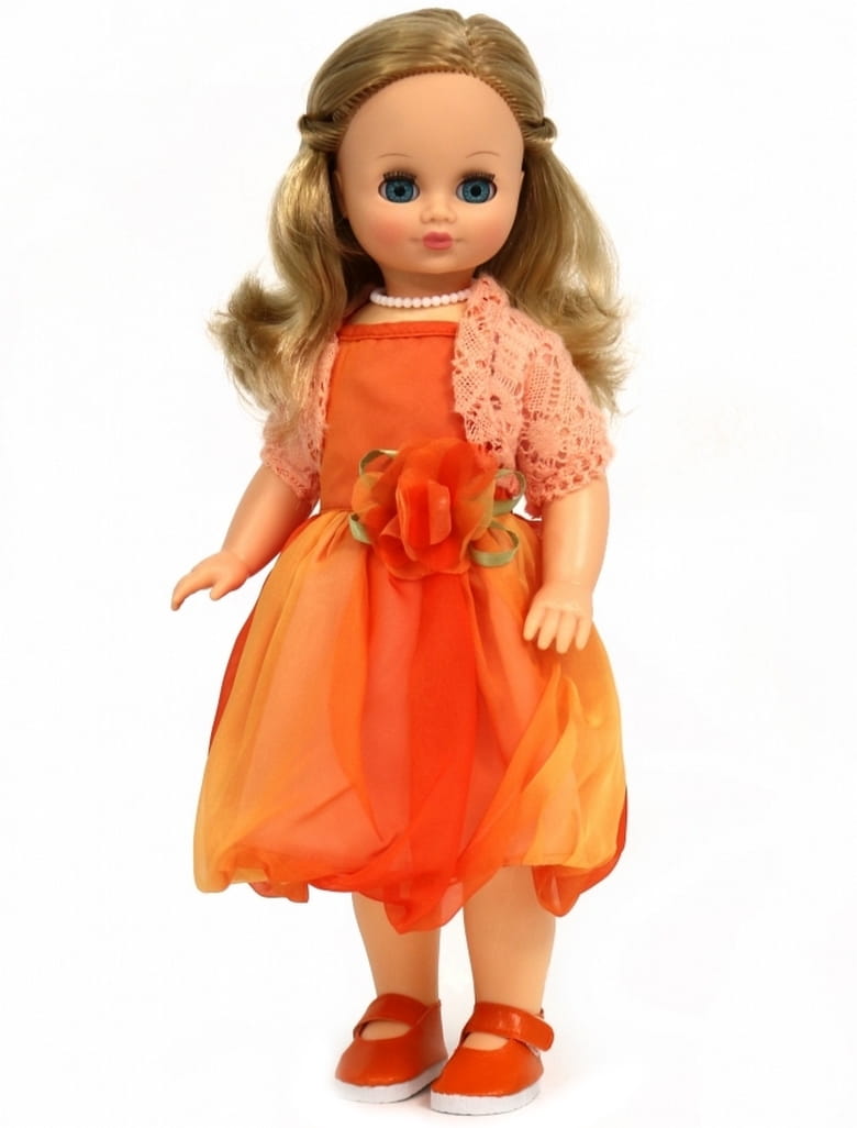 Кукла ВЕСНА Лиза в воздушном шифоновом платье - 42 см (со звуком)