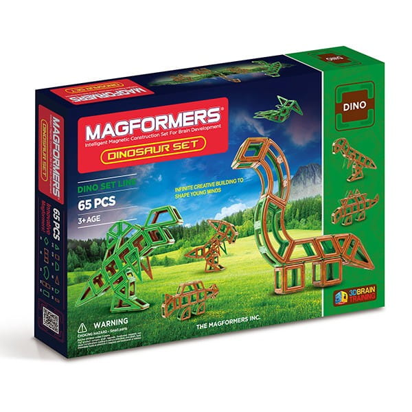 Фото Магнитный конструктор Magformers Dinosaurs set (65 деталей)