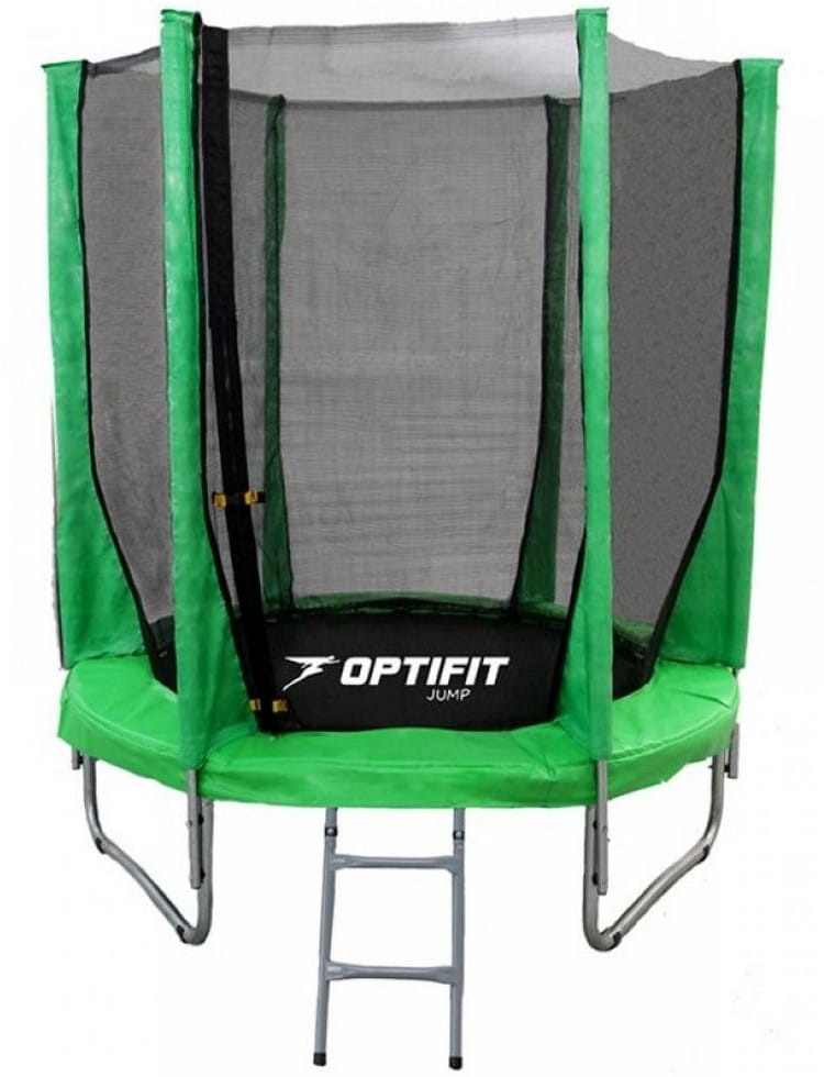 Батут OPTIFIT Jump 6FT - зеленый (6 футов)
