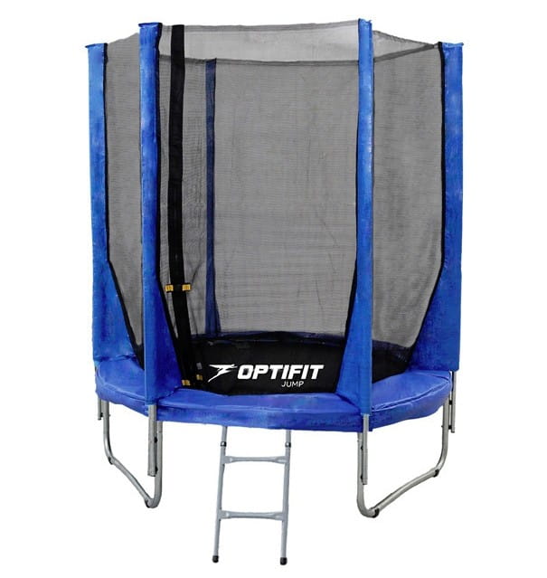 Батут OPTIFIT Jump 8FT - синий (8 футов)