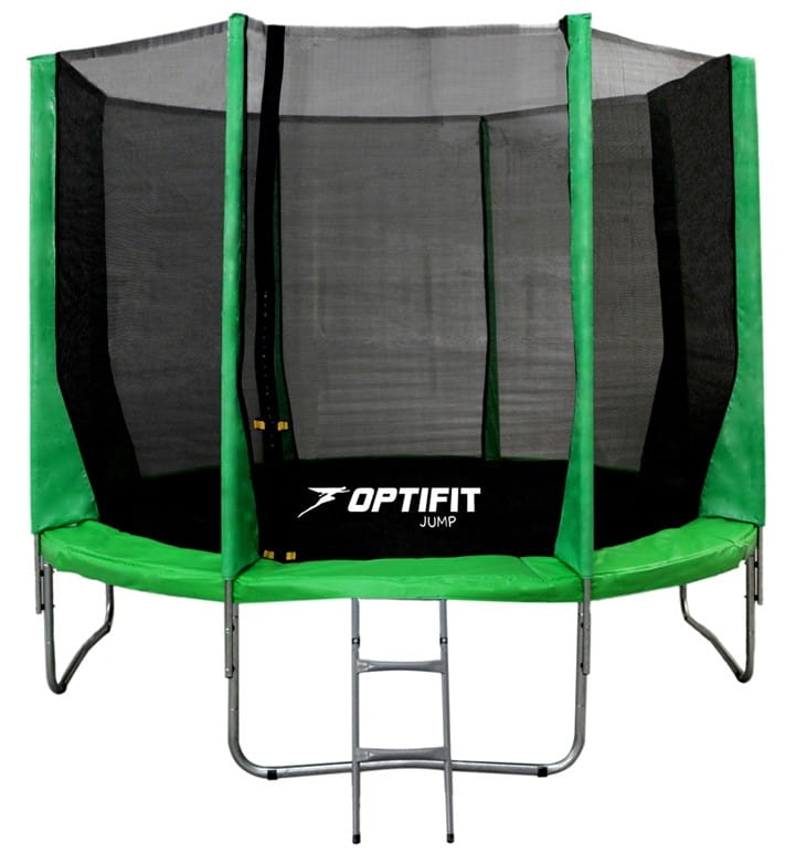 Батут OPTIFIT Jump 10FT - зеленый (10 футов)