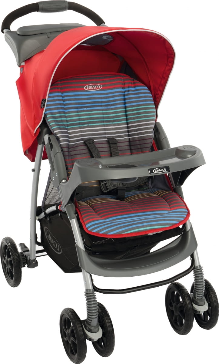    Graco Mirage W Parent tray and boot - Pepper Stripe