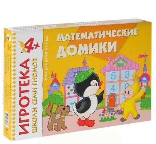 Фото Развивающая игра Мозаика-Синтез Школа Семи Гномов Математические домики - Счет до пяти (Игротека ШСГ)