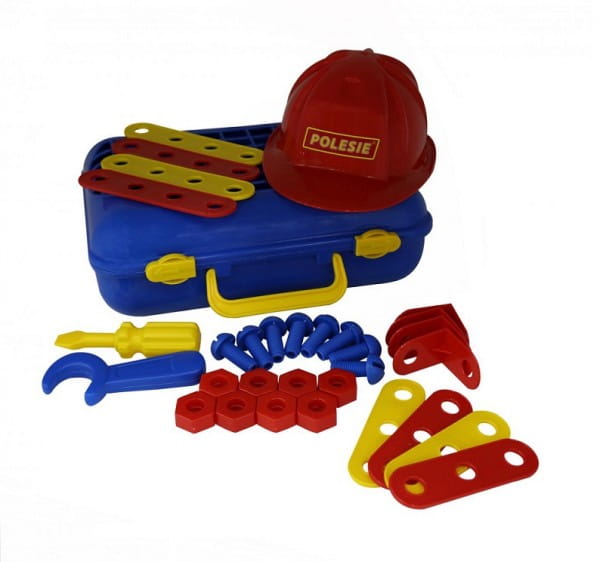 Фото Игровой набор Palau Toys Механик в чемоданчике - 31 элемент