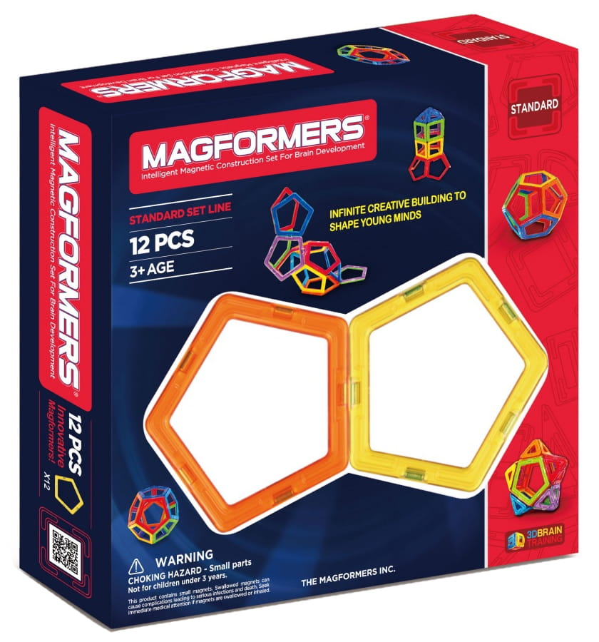 Магнитный конструктор MAGFORMERS-12 Пятиугольники