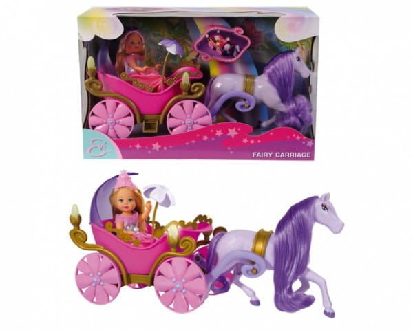 Кукла Evi Еви в карете с лошадью (SIMBA)