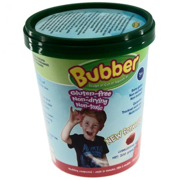 Фото Масса для лепки Waba Fun Bubber 200 г - красный