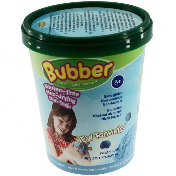 Фото Масса для лепки Waba Fun Bubber 200 г - синий