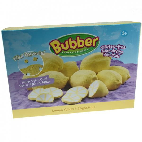 Фото Масса для лепки Waba Fun Bubber 1200 г - желтый