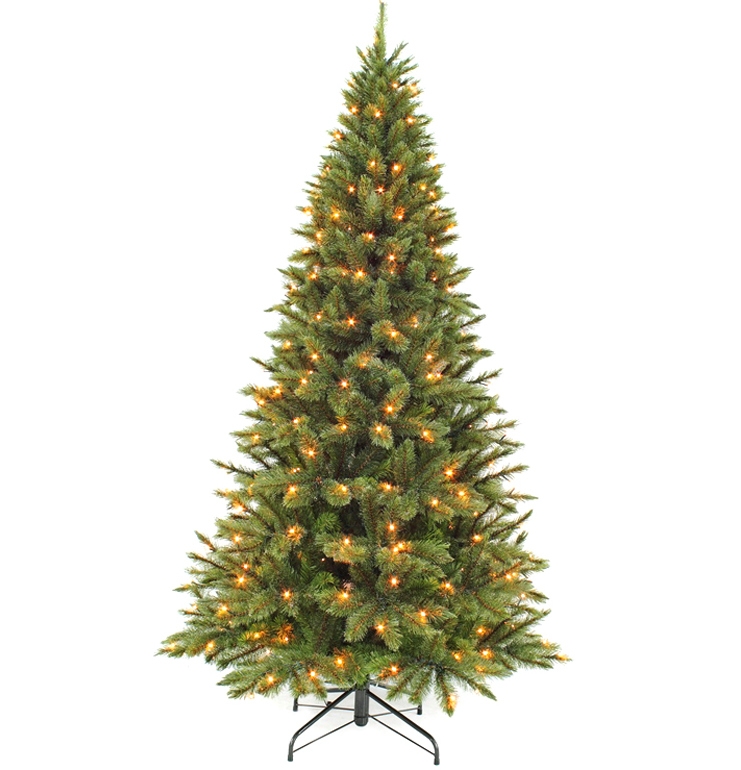 Фото Ель Triumph Tree Лесная красавица Стройная - 230 см (304 лампы)