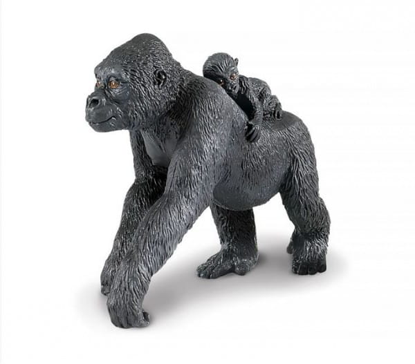 Фигурка SAFARI Равнинная горилла с детенышем