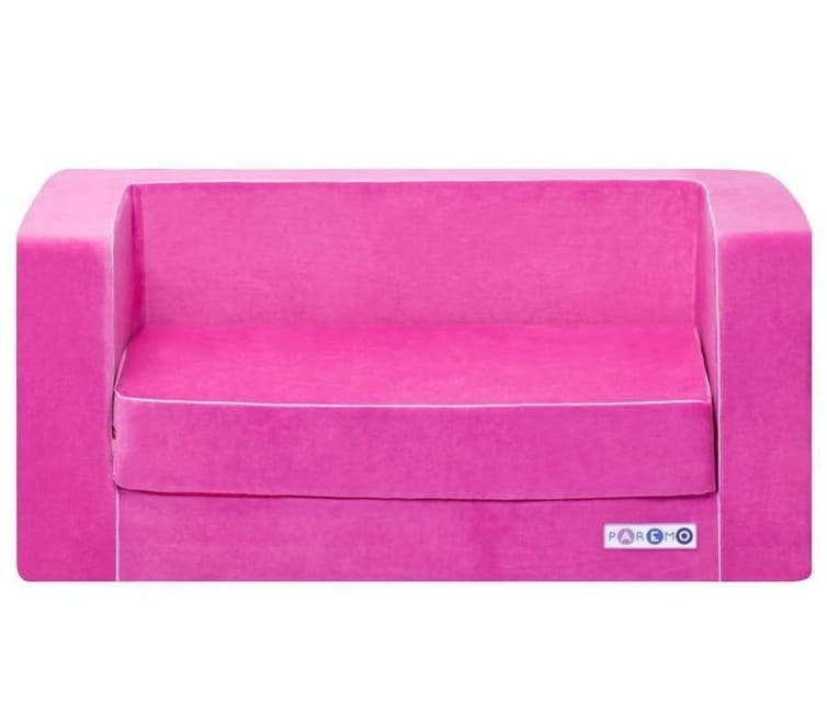 Раскладной игровой диванчик PAREMO - розовый