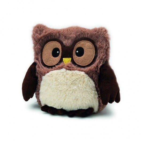 Игрушка грелка WARMIES Hooty Совенок коричневый