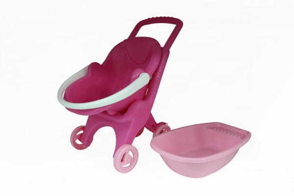 Фото Тележка Palau Toys Pink Line 3х1 (в сеточке)