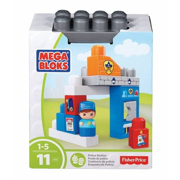 Игровой набор - конструктор MEGA BLOKS Полицейский участок (Mattel)