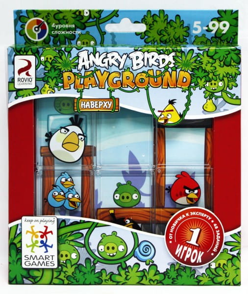 Фото Логическая игра Bondibon Angry Birds Playground Наверху