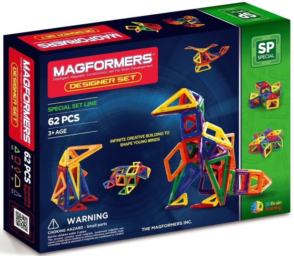 Конструктор MAGFORMERS Designer Set (62 детали)