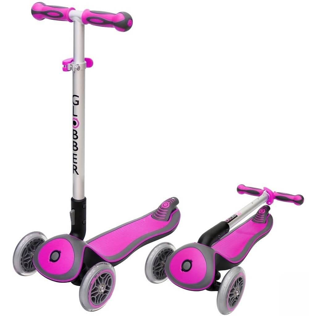 Самокат GLOBBER Elite S My Free Fold up - Rhodamine Pink