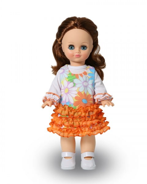 Кукла ВЕСНА Элла в оранжевой юбке (со звуком)