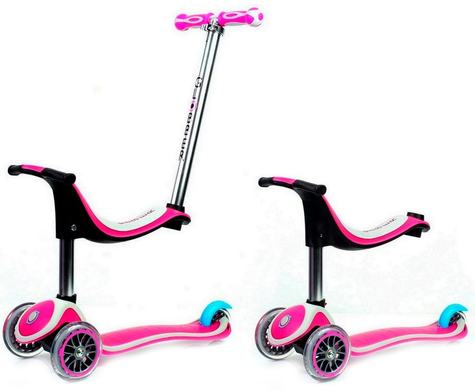   Y-Scoo Globber My free Seat New Technology - Pink 4  1