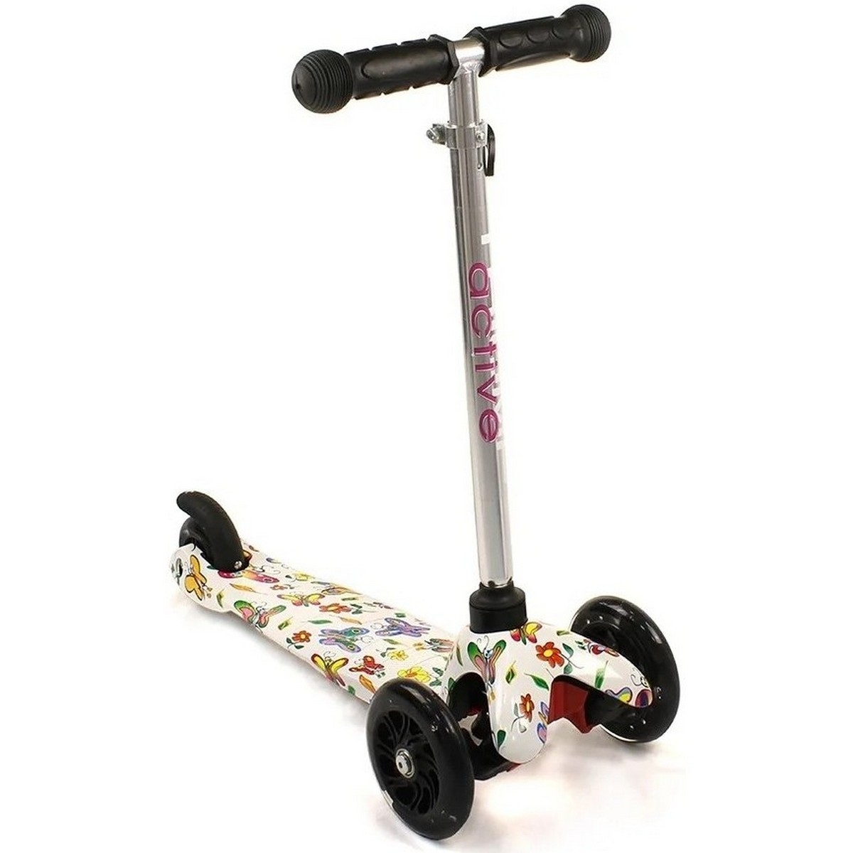 Фото Детский самокат Triumf Active Mini Up Flash Print SKL-06AHP Butterfly