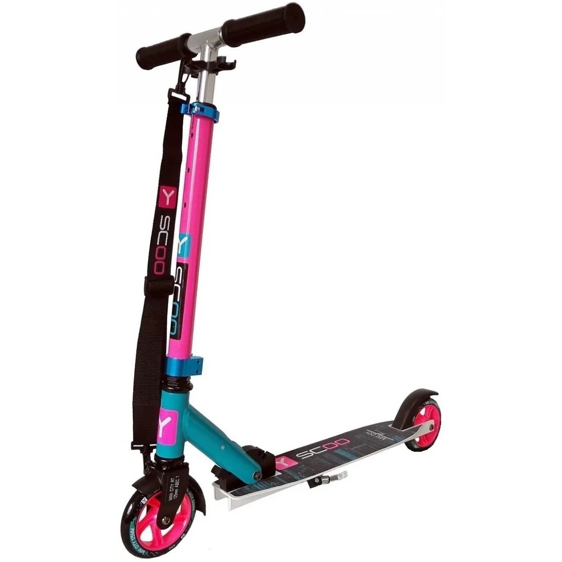 Фото Самокат Y-Scoo RT Mini city 125 Montreal - Pink-light blue