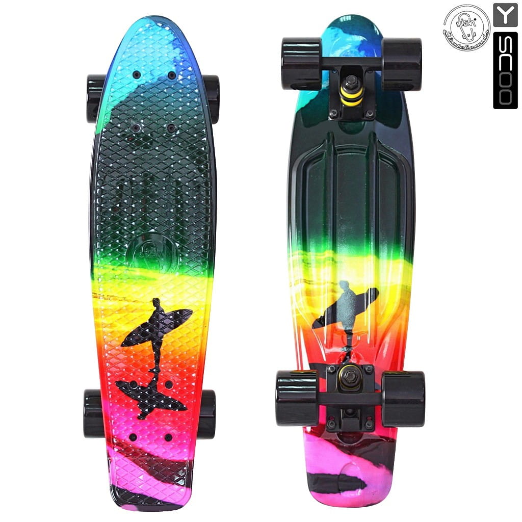 Скейтборд Y-SCOO Fishskateboard 22 дюйма - Offshore