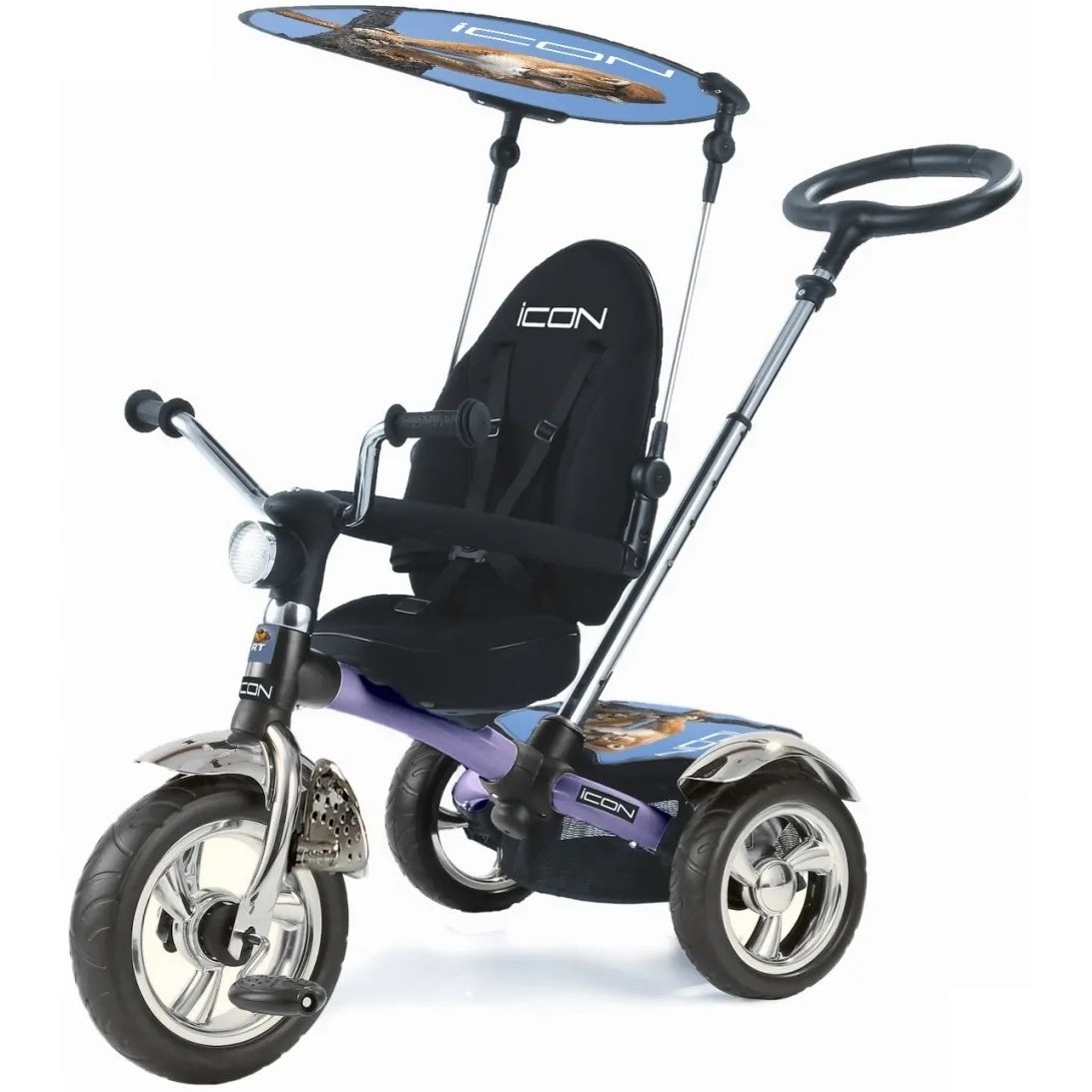 Фото Трехколесный велосипед Icon 3 Silver blue puma