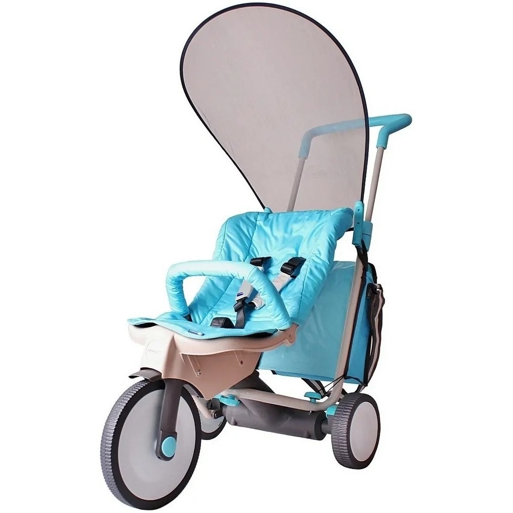 Фото Трехколесный велосипед Italtrike Evolution 3 в 1 - Blue