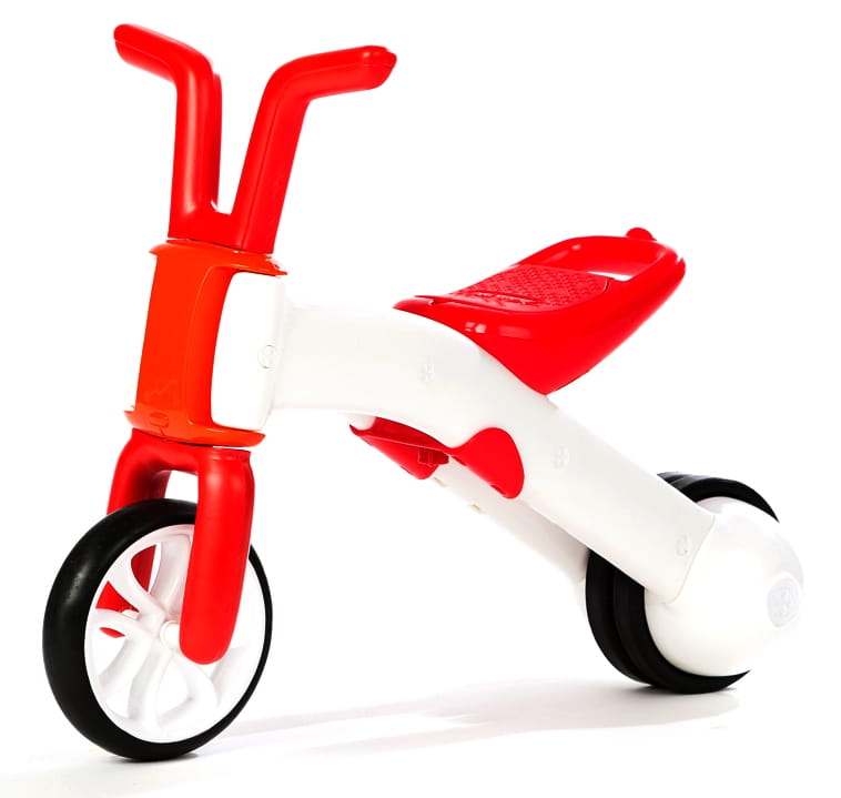 Детский беговел-велобег для самых маленьких CHILLAFISH Bunzi - красный