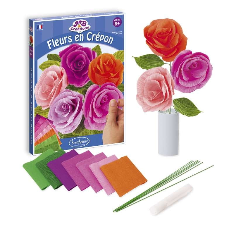 Набор для творчества SENTOSPHERE Бумажные цветы - Букет из роз