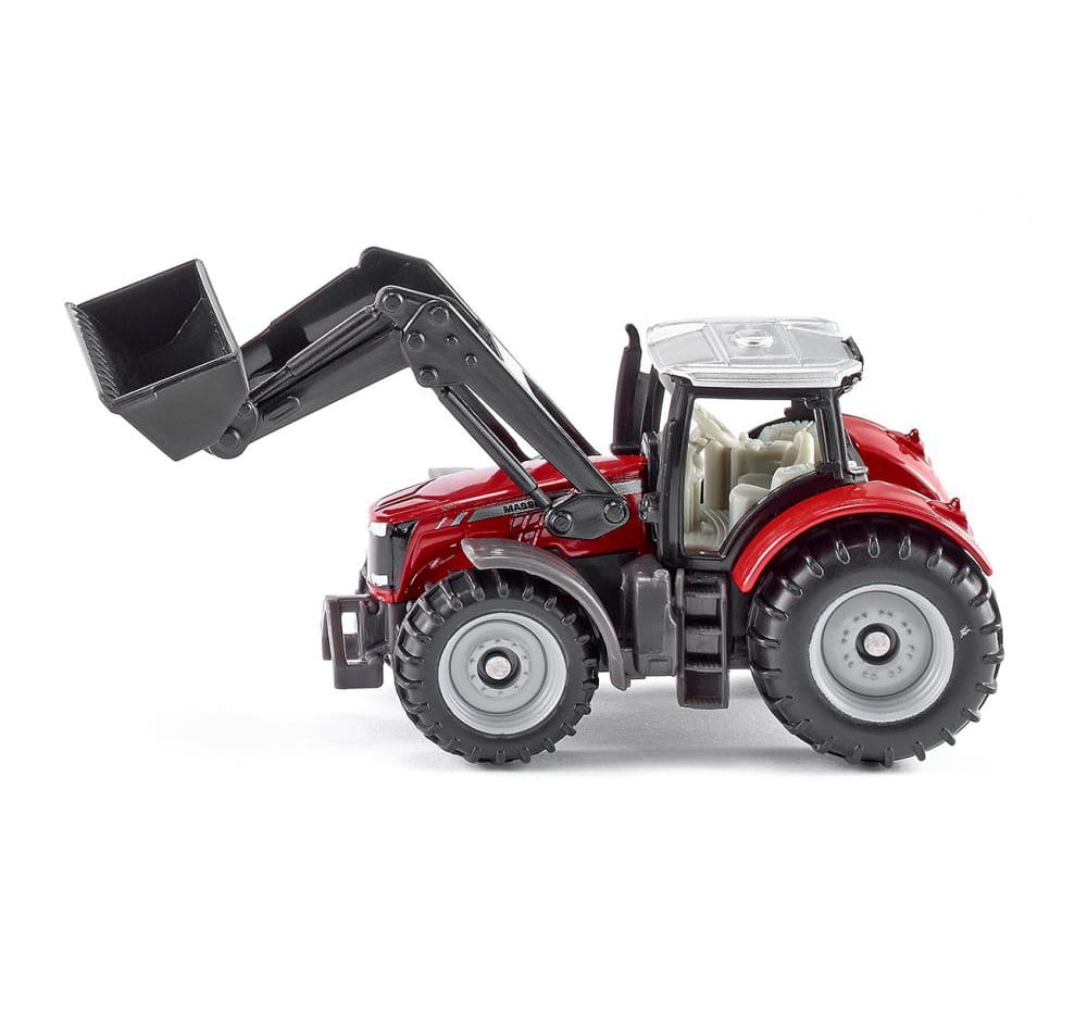 Трактор SIKU Massey Ferguson с фронтальным погрузчиком