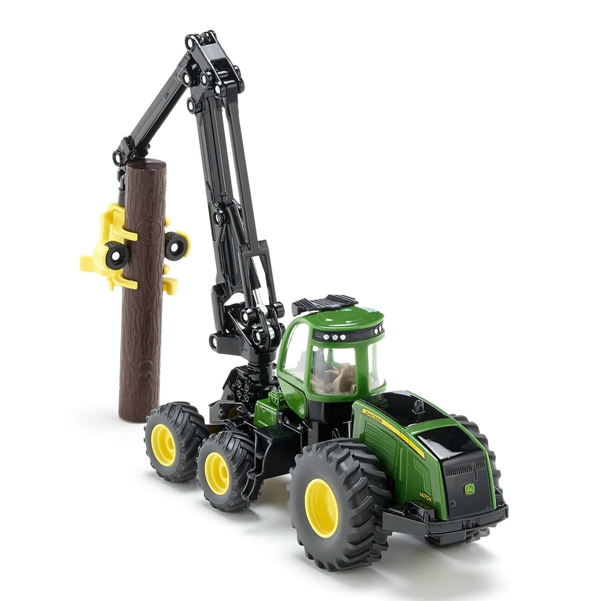 Трактор SIKU с захватом для бревен John Deere