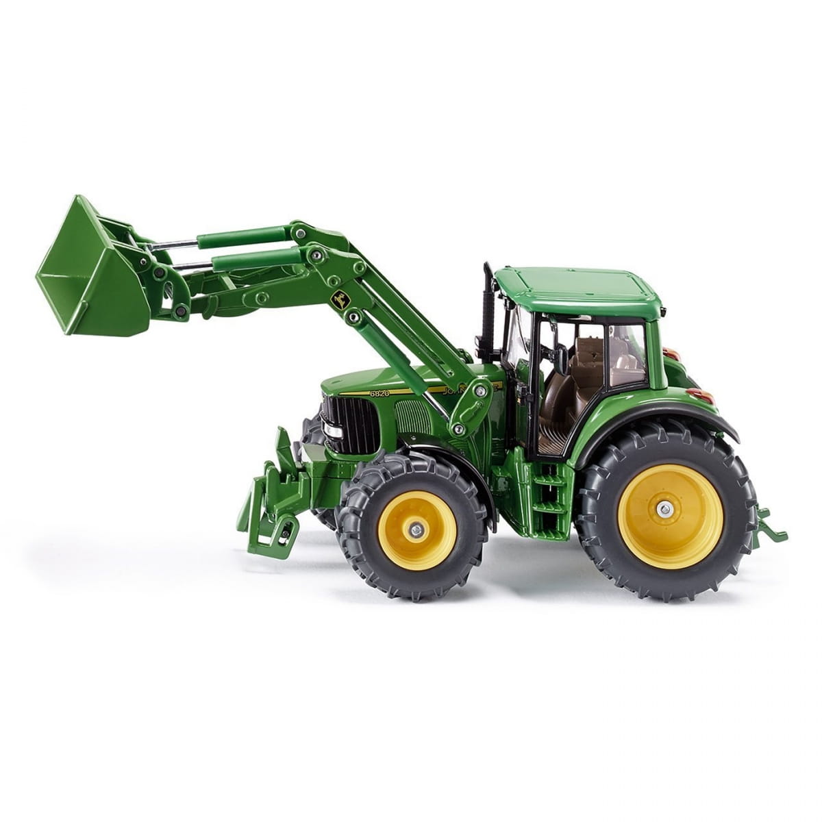 Трактор SIKU John Deere с ковшом - зеленый