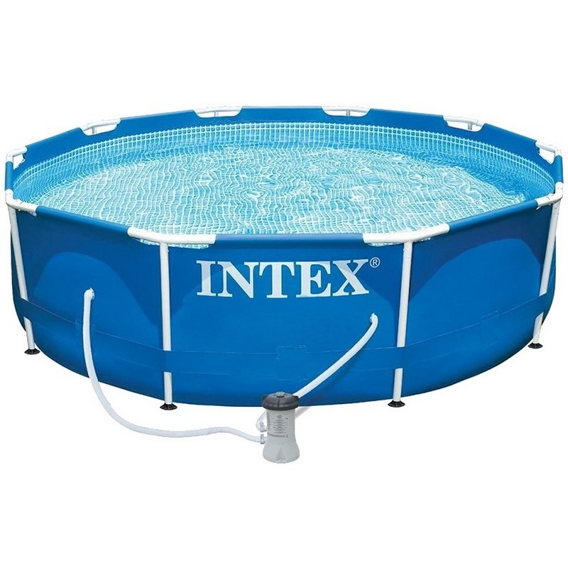 Фото Каркасный бассейн Intex Metal Frame 305х76см (с фильтр-насосом 1250 л/ч)
