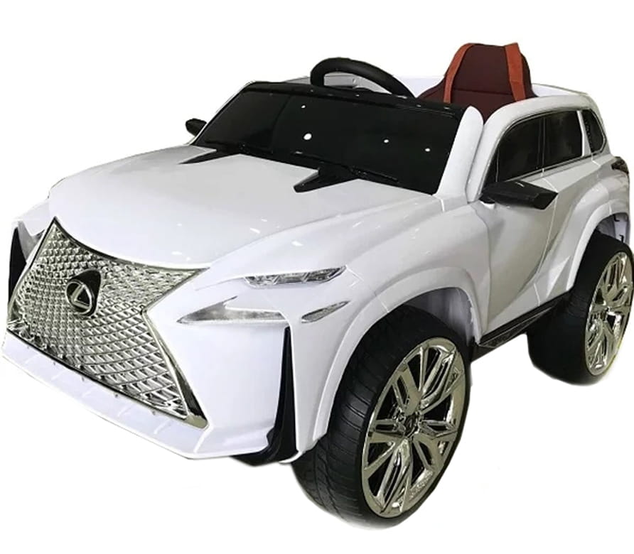 Электромобиль River Toys Lexus E111KX c дистанционным управлением - белый