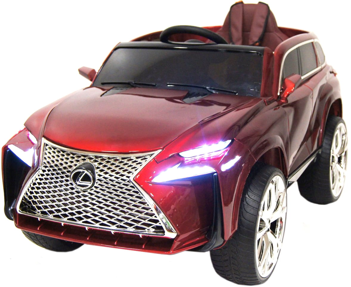 Электромобиль River Toys Lexus E111KX c дистанционным управлением - вишневый глянец