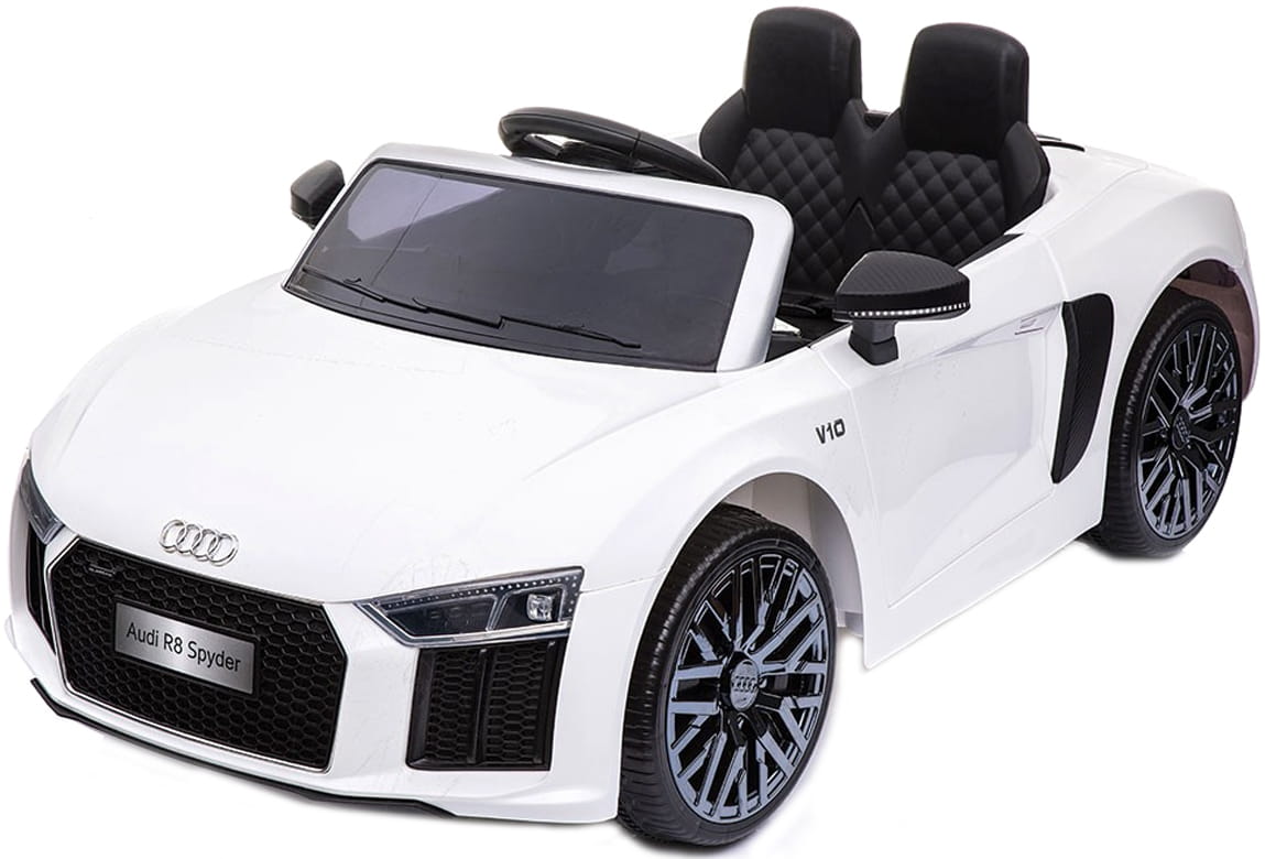 Электромобиль с дистанционным управлением River Toys Audi R8 - белый