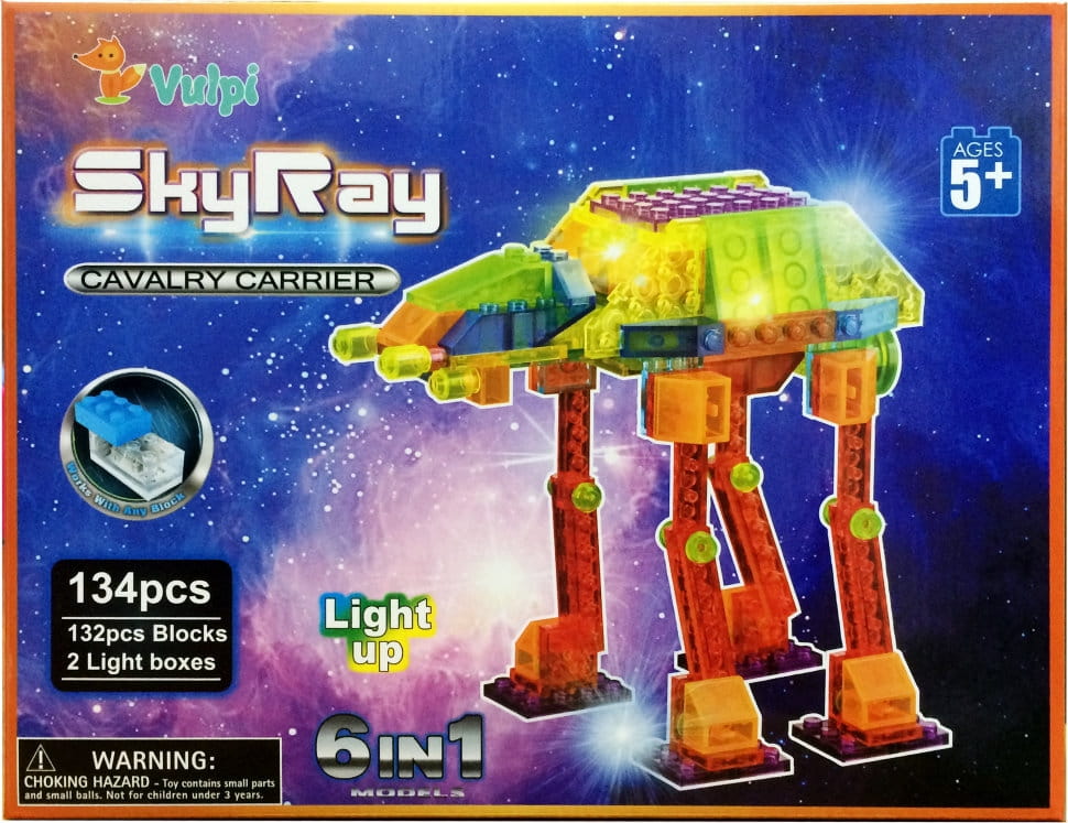 Светодиодный конструктор 6 в 1 SKY RAY Космические аппараты